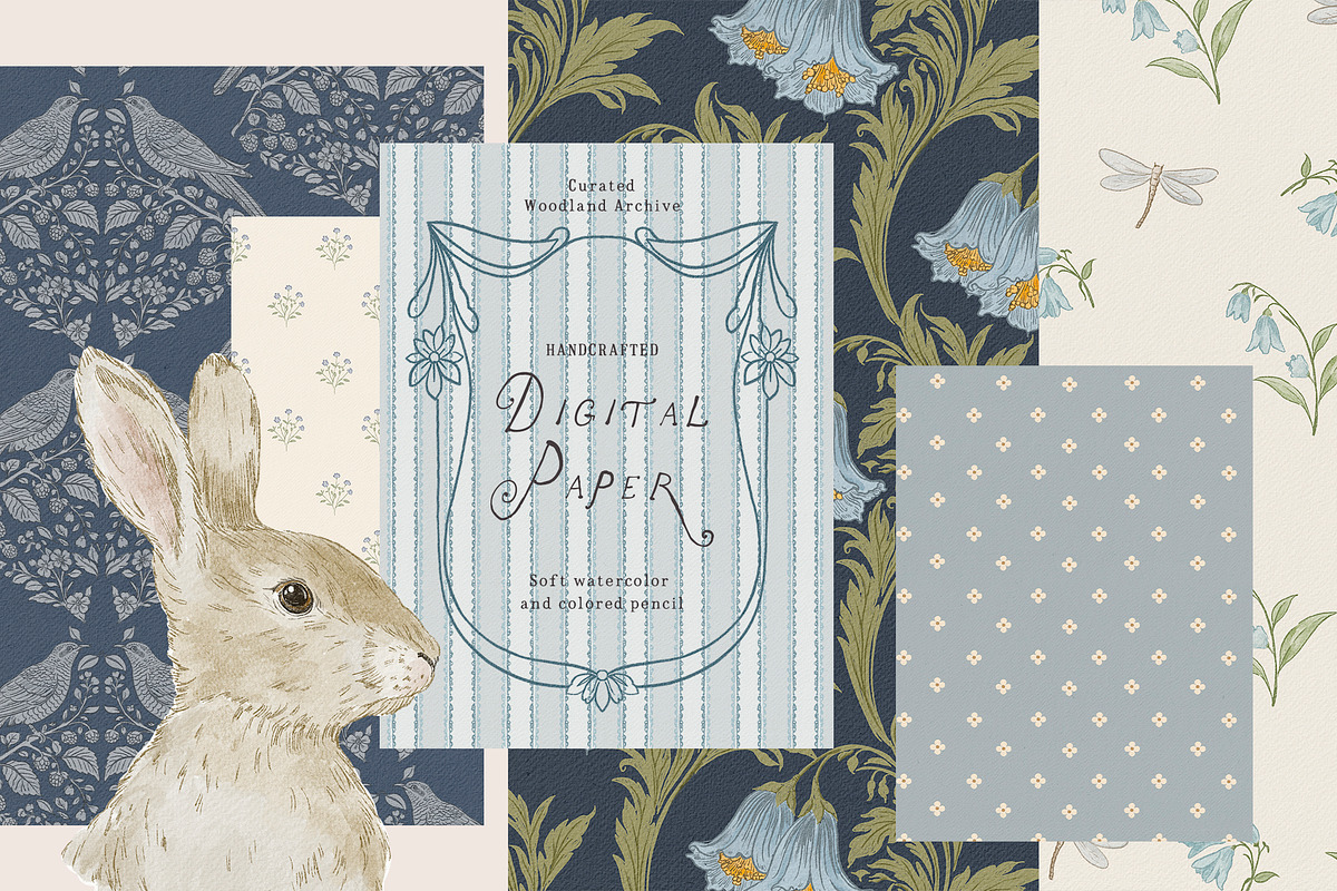 Bramblewood Tales Woodland Clipart, a Decorative Illustration by Muse Artist (Photo 12 of 29)