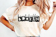 Beautifully Broken Png, an Illustration by SharpMarketplace (Thumbnail 3 of 9)