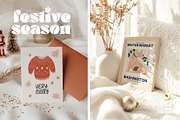 Festive Season Christmas Card Mockup, a Product Mockup by Muse Mockups (Thumbnail 12 of 15)