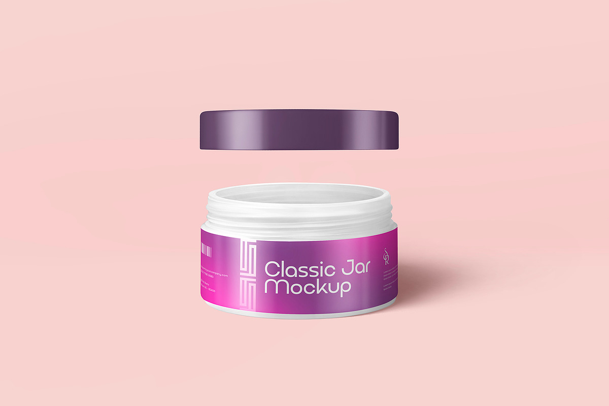 Jar Mockup, a Mockup by MockupCraft (Photo 1 of 4)