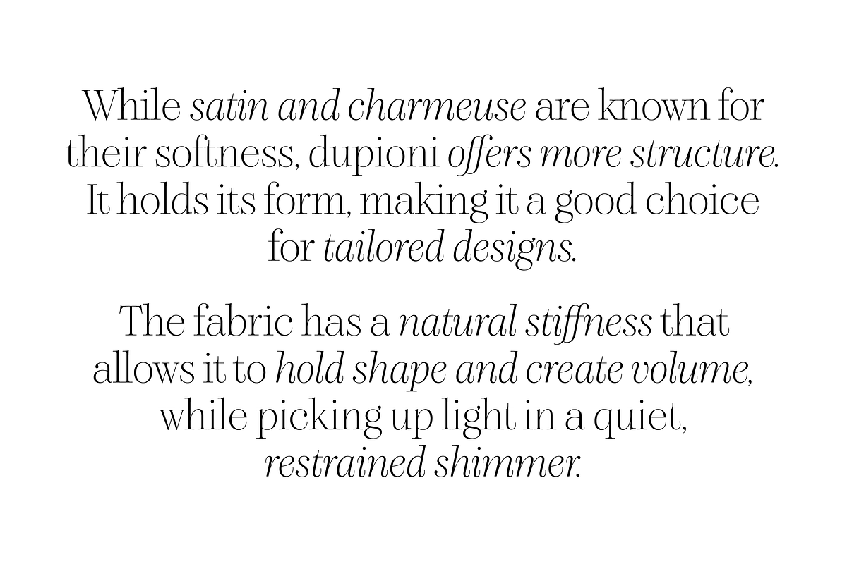 Dupioni Thin - Ligature Serif, a Serif Font by Silktype (Photo 4 of 20)
