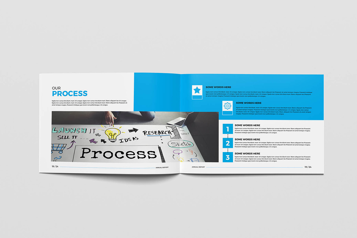 A5 Annual Report Brochure, a Brochure Template by New Lines (Photo 11 of 13)