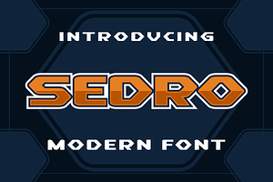 Sedro - Bold Display Font