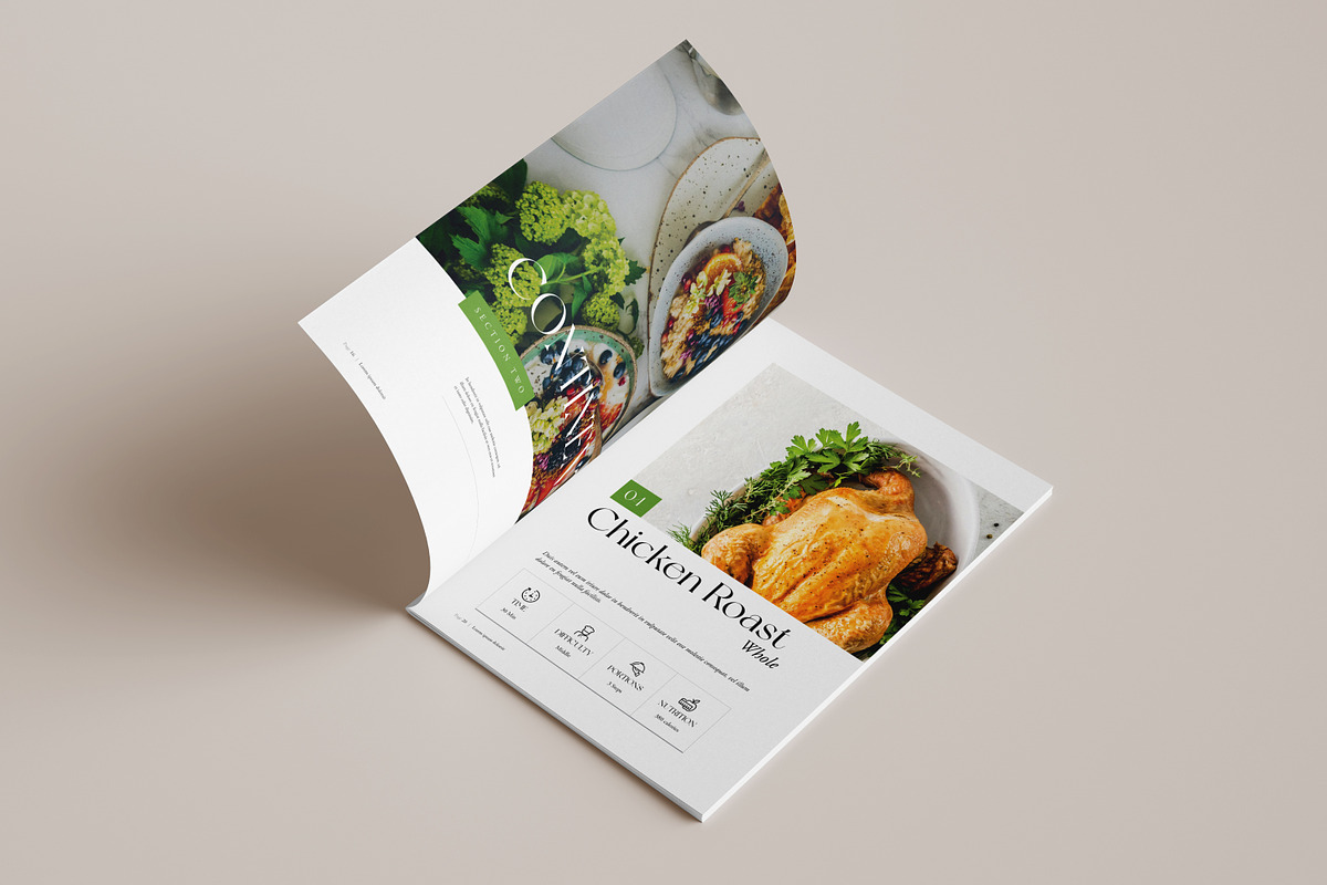 Cookbook / Recipe Book, a Brochure Template by GoldenPixelStudio (Photo 14 of 22)