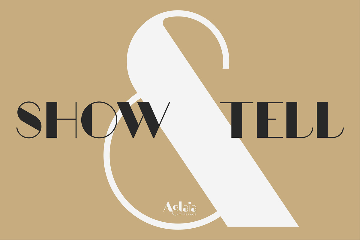 Aglaia Heavy • An Elegant Font preview 8