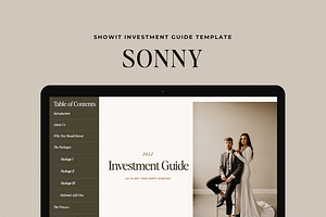 Sonny Showit Investment Guide