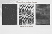 12 Monotype Stamps PS & Procreate, a Brush Add-On by Sweet Fig (Thumbnail 6 of 11)