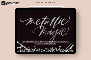 Metallic Brush Kit for Procreate