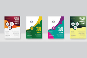 Charity and donation poster, a Flyer Template by Kazi Hossain