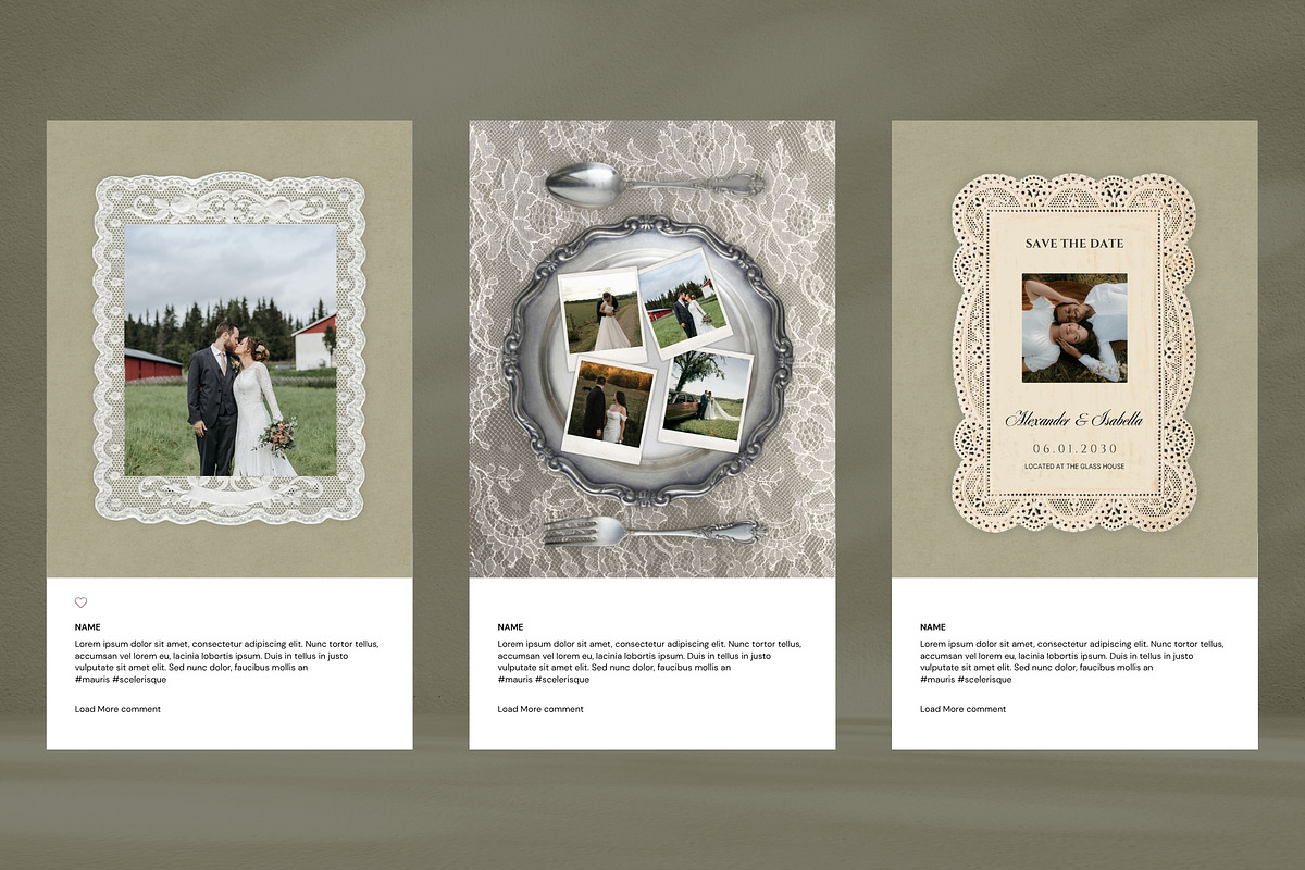 Quiet Luxury Bridal Kit, a Social Media Template by Pani Temp. (Photo 10 of 17)