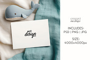 7x5 Landscape Greeting Card Mockup, a Mockup by EmpaviMockups (Thumbnail 3 of 7)