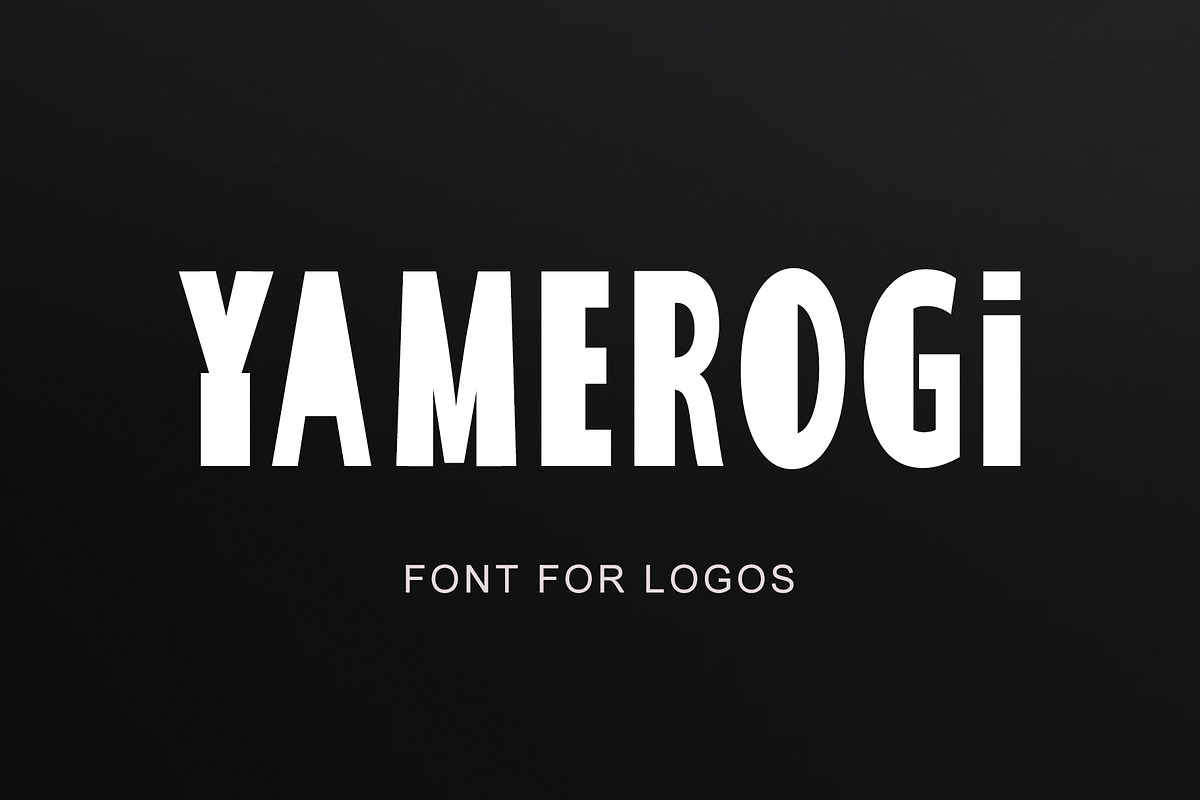 Yamerogi – Playful Display Font Logo, a Serif Font by Bercreative (Photo 1 of 5)