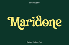 Maridone - Modern Serif