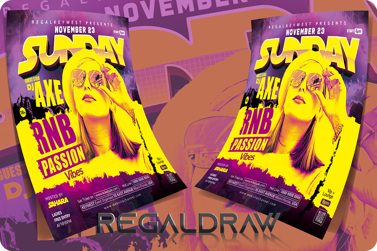 Night Club Party Flyer preview 2