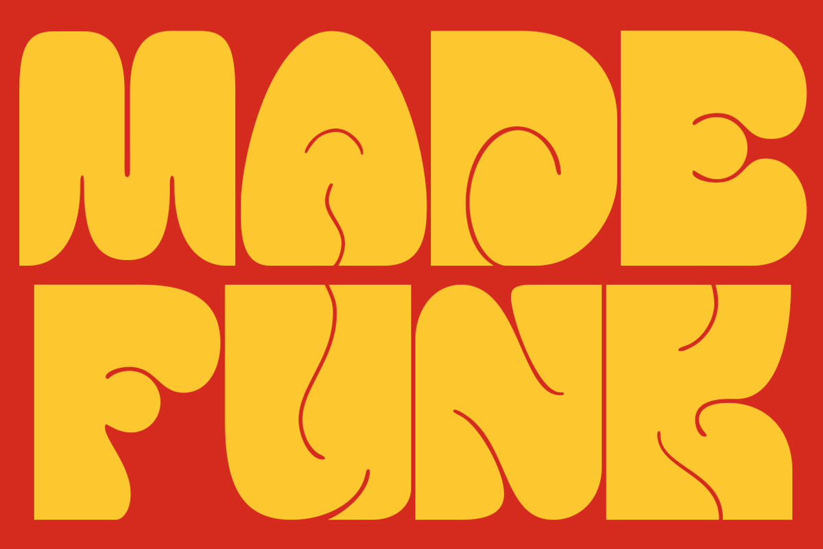 GF Cheese - Bold Funky Font, a Sans Serif Font by GroovyFontCo (Photo 6 of 9)
