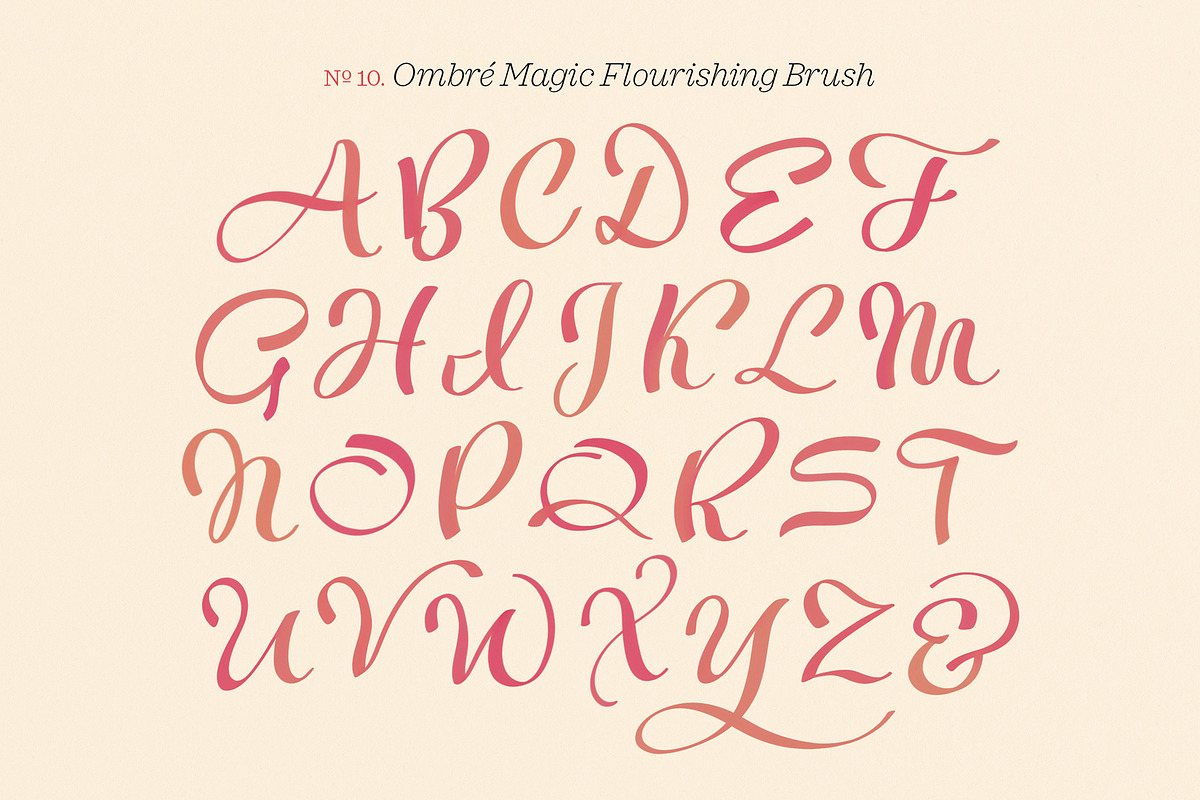 Inky Lettering Procreate Brush Set, a Brush Add-On by Molly Suber Thorpe (Photo 13 of 14)