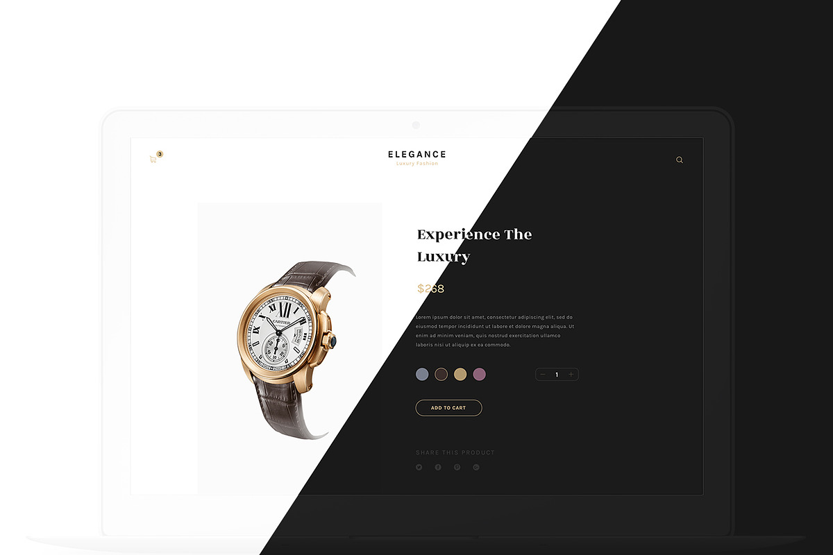 Elegance - Luxury Fashion UI Kit, an UI Kit Template by Nimart (Photo 4 of 4)