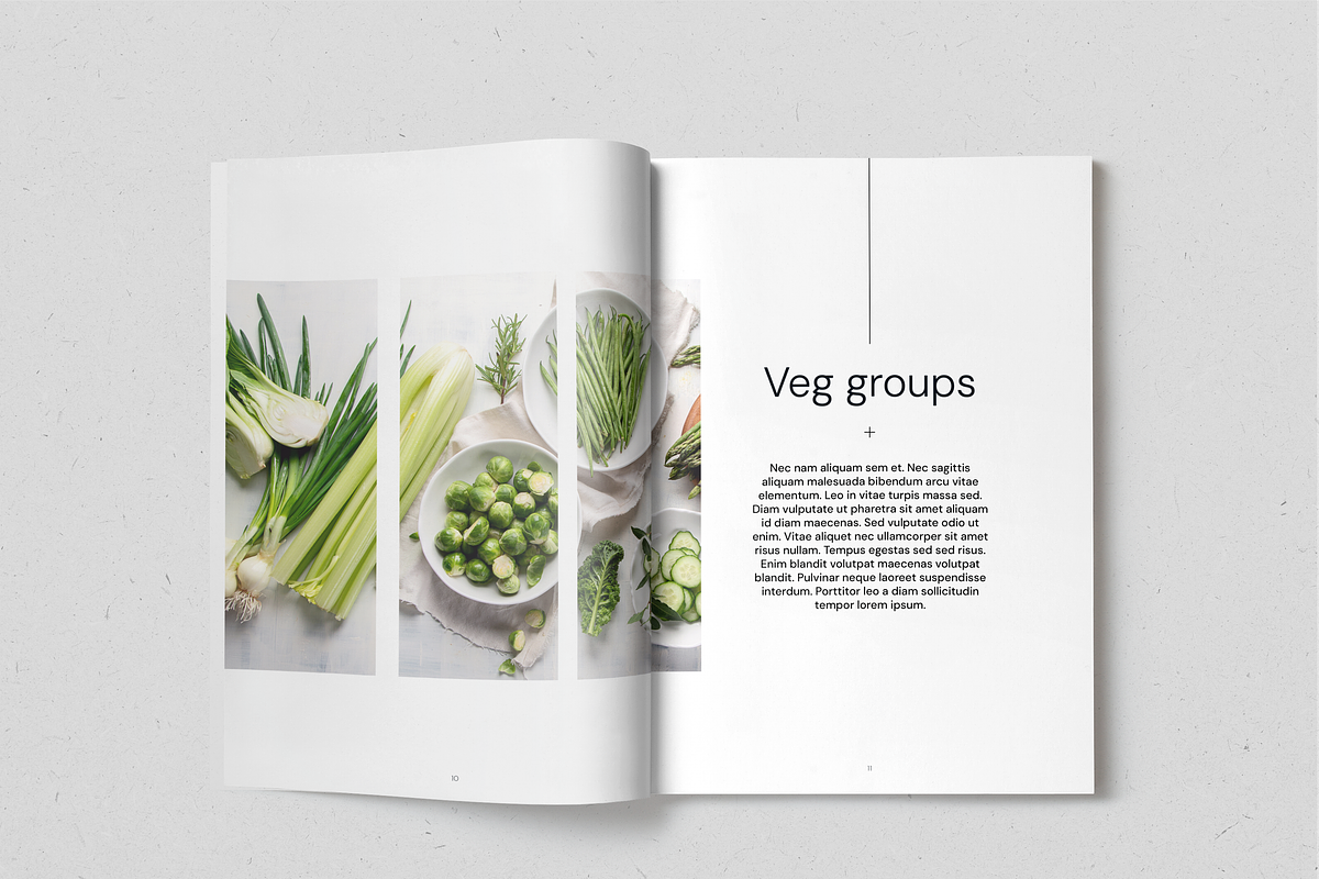 Everyday Veggies Recipe Book, a Magazine Template by SonaGeciova (Photo 6 of 17)