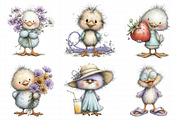 Summer Funny Chick Clipart, an Illustration by Daily.Designs (Thumbnail 4 of 8)