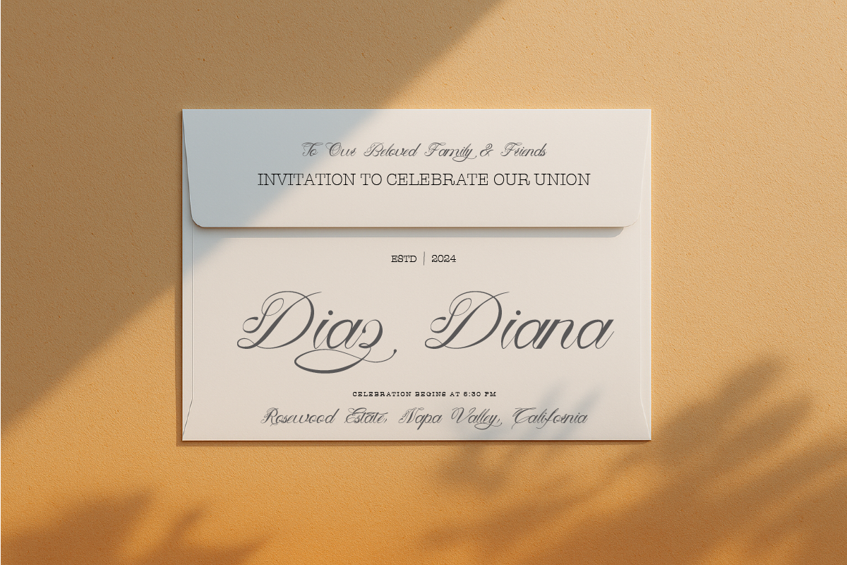 Velouris Script Wedding Calligraphy, a Script Font by Nouric Design (Photo 3 of 11)