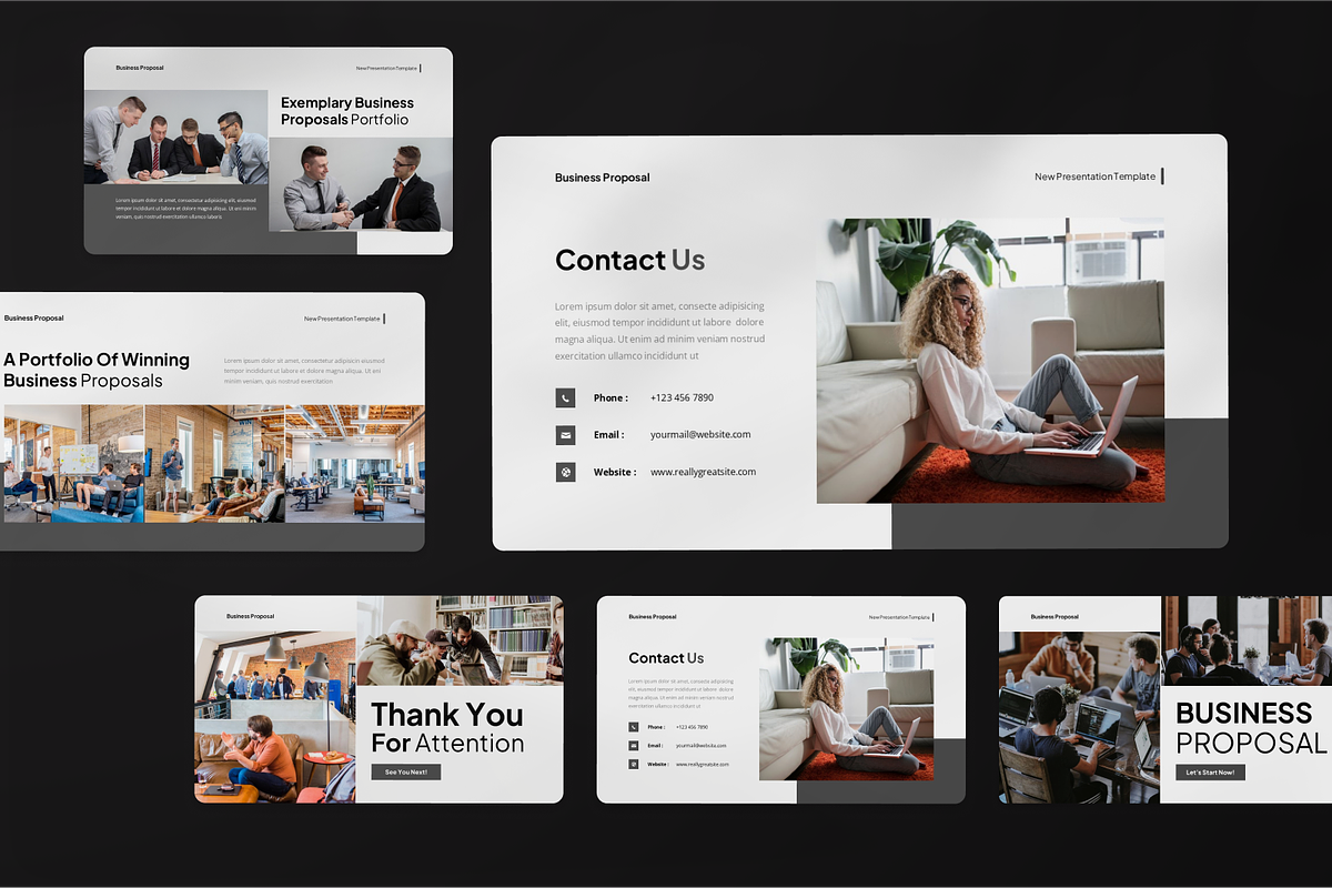 Business Proposal PowerPoint, a Presentation Template by SquidPixey (Photo 7 of 7)