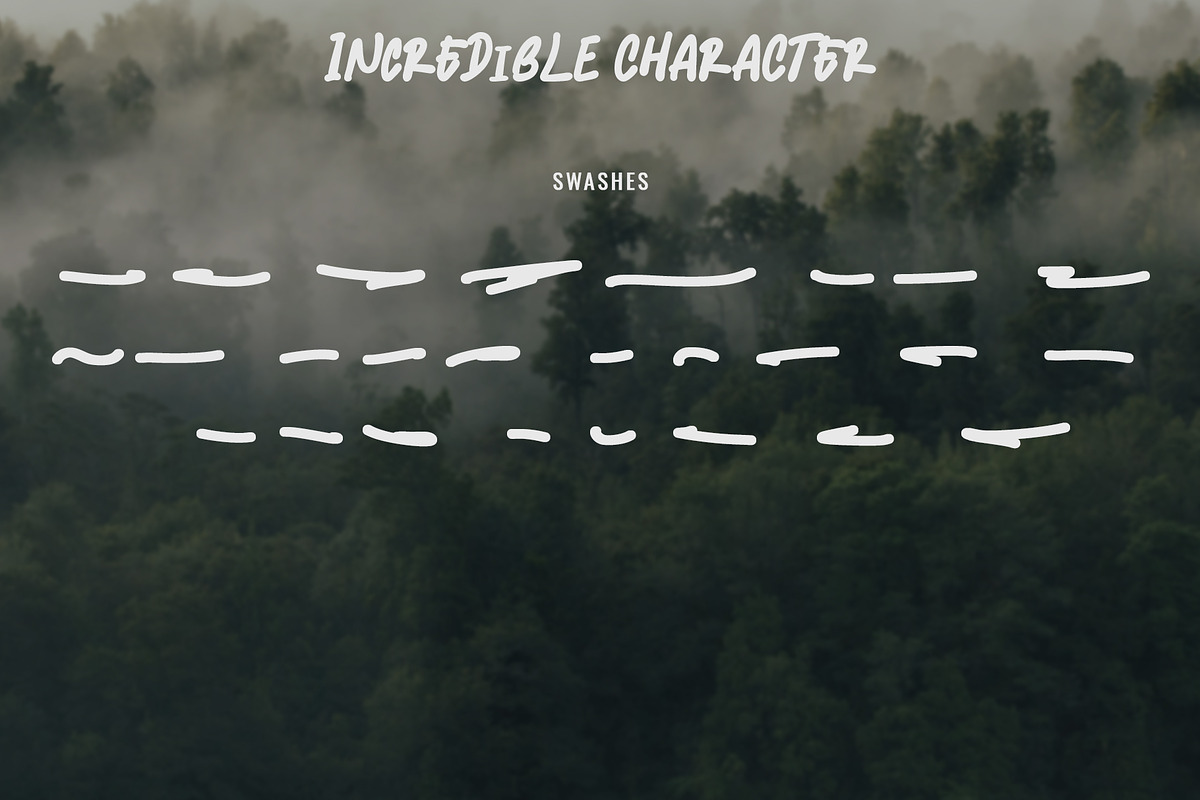 INCREDIBLE - Handwritten Font, a Script Font by Analogous (Photo 12 of 13)