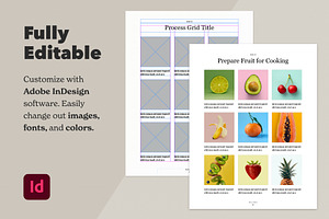 InDesign Digital Cookbook Template