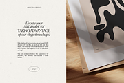 Close-Up Paper/Poster Mockup PSD, a Household Mockup by momomockps (Thumbnail 8 of 10)