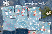 Christmas Watercolor clipart, a Decorative Illustration by Yuliya Art (Thumbnail 7 of 11)