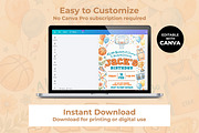 Basketball Birthday Invitation, an Invitation Template by M9 Design (Thumbnail 3 of 4)