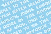 Pixiel - Modern Pixel Typeface, a Sans Serif Font by alpercakici (Thumbnail 12 of 13)