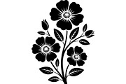 Elegant Floral Silhouette Set, an Object Graphic by Creativeshirt (Thumbnail 9 of 13)