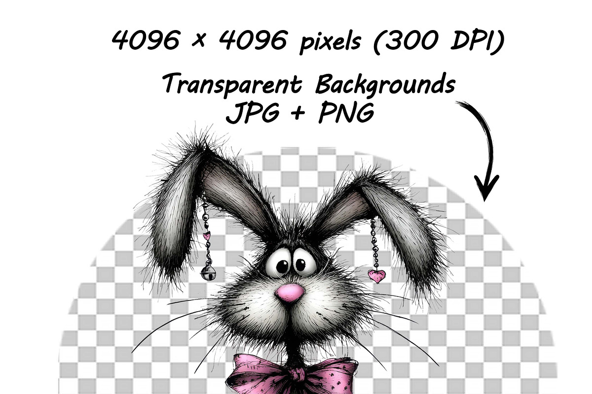 whimsical floral animal clipart PNG, an Illustration by one-touch (Photo 9 of 18)