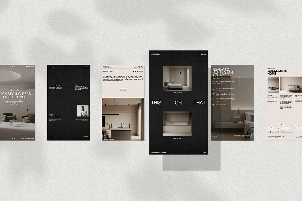 Real Estate Social Media Story Kit, a Social Media Template by Prapti Design (Photo 5 of 10)
