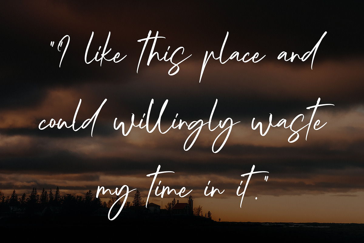 Nightlife, a Handwritten Font by HATFSTUDIO (Photo 7 of 8)