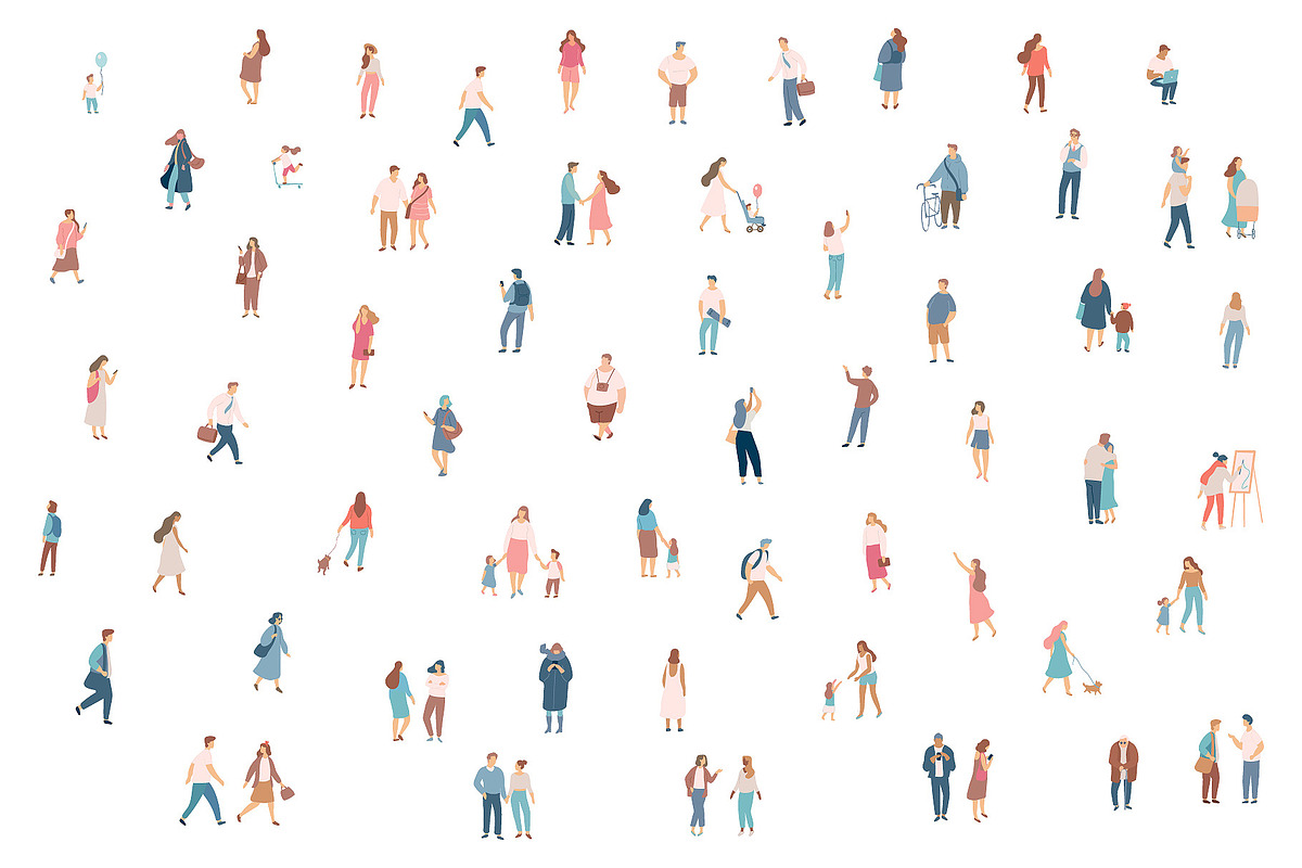 Male and female vector characters, a Person Illustration by Vector_Art (Photo 3 of 9)