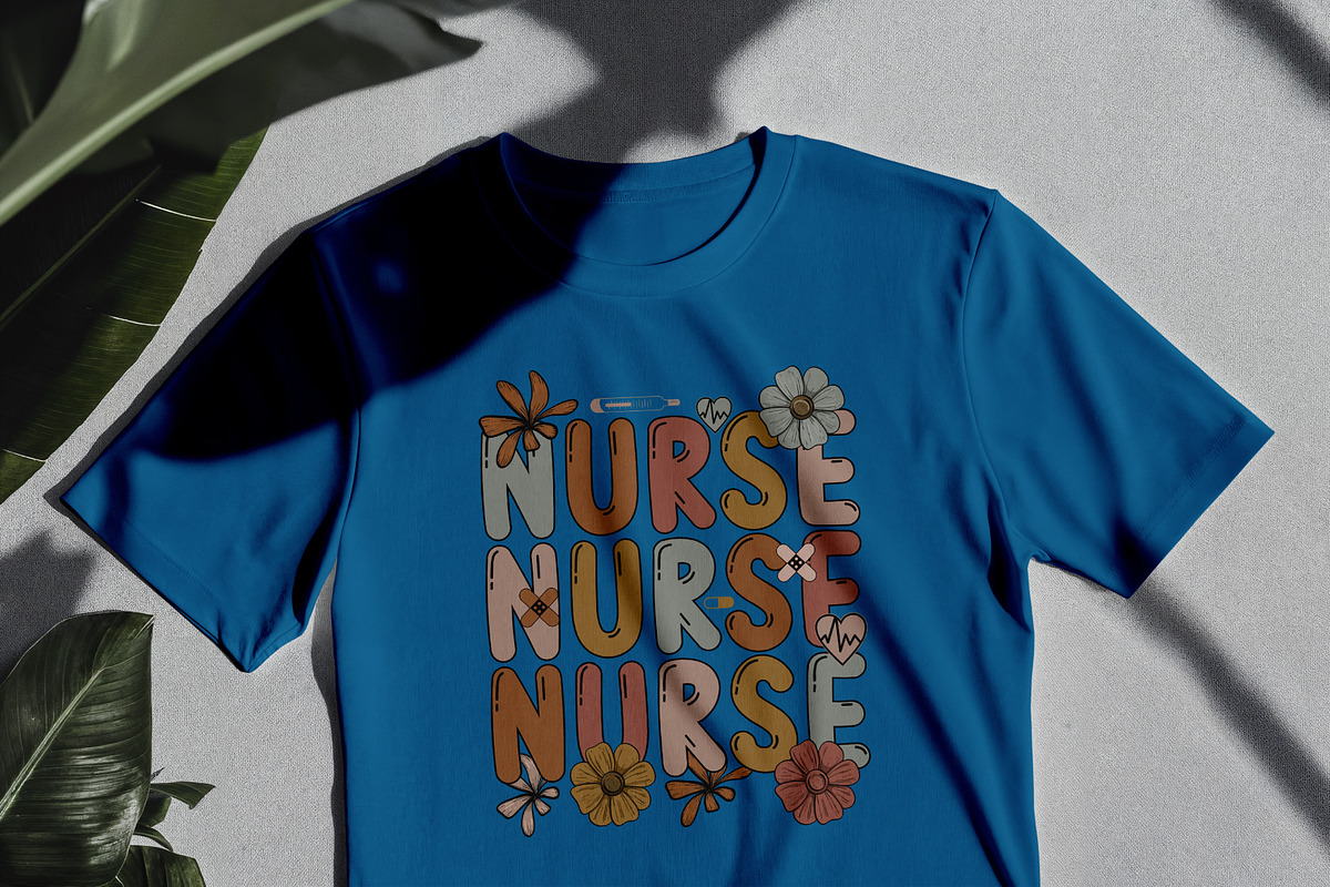 Nurse Typography Shirt PNG, a Graphic by Vector Portal (Photo 4 of 5)
