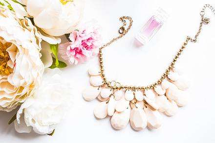 Photo For Blog Feminine Flatlay, a Background Photo by Rose Wine Aesthetic