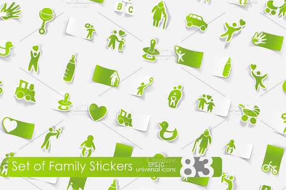 83 Family Stickers