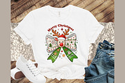 Merry Christmas Deer With Bow PNG, an Illustration by Sublimation Artist (Thumbnail 9 of 9)