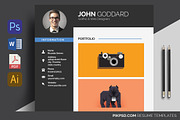 The Resume / CV, a Resume Template by graphicforest (Thumbnail 3 of 7)