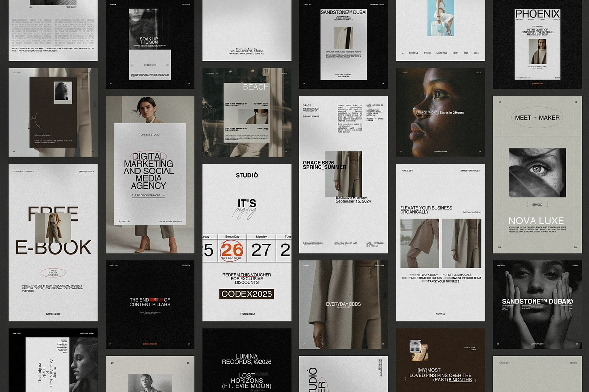 Instagram Marketing Story & Post, a Social Media Template by Prapti Design (Photo 4 of 9)
