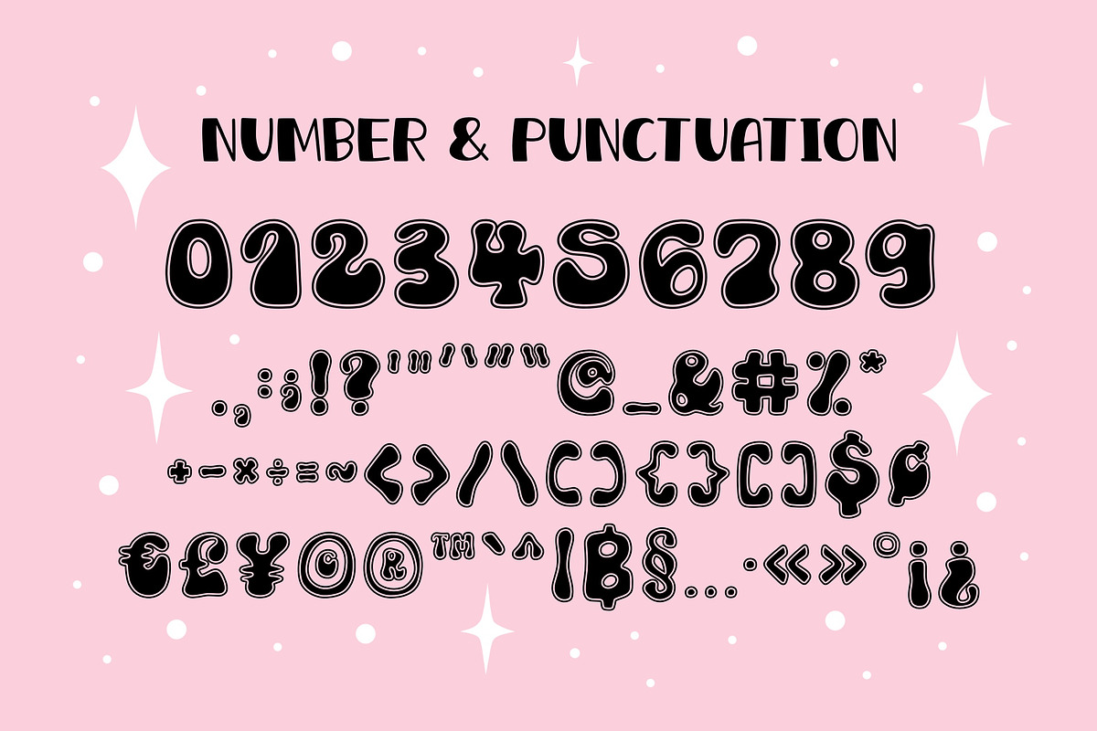 Chunky OTF, a Symbol Font by DREAMs Soul G. (Photo 5 of 5)