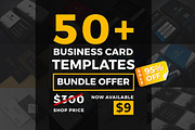 50 Mega Business Card Bundle, a Business Card Template by Shahjhan (Thumbnail 1 of 4)
