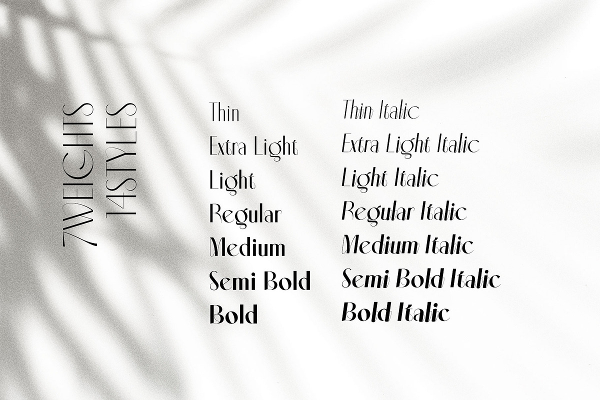 Aleesya Rose Display Font Family, a Sans Serif Font by Ryul Davidson (Photo 15 of 17)