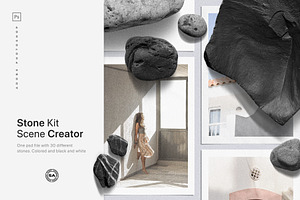 30 Realistic Stone Scene Creator
