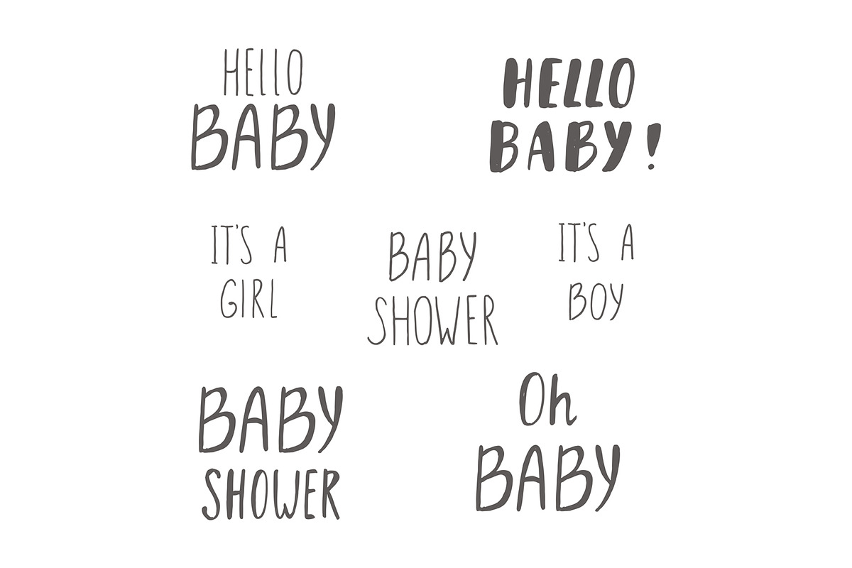 Cute baby animals collection., a Background Graphic by Irene_Boiko_ART (Photo 9 of 10)