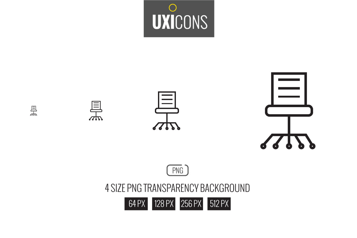 UXIcons Design: 30 Furniture icons, an Outline Icon by Foxyard studio (Photo 4 of 4)