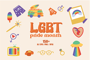 Retro LGBT Pride Month