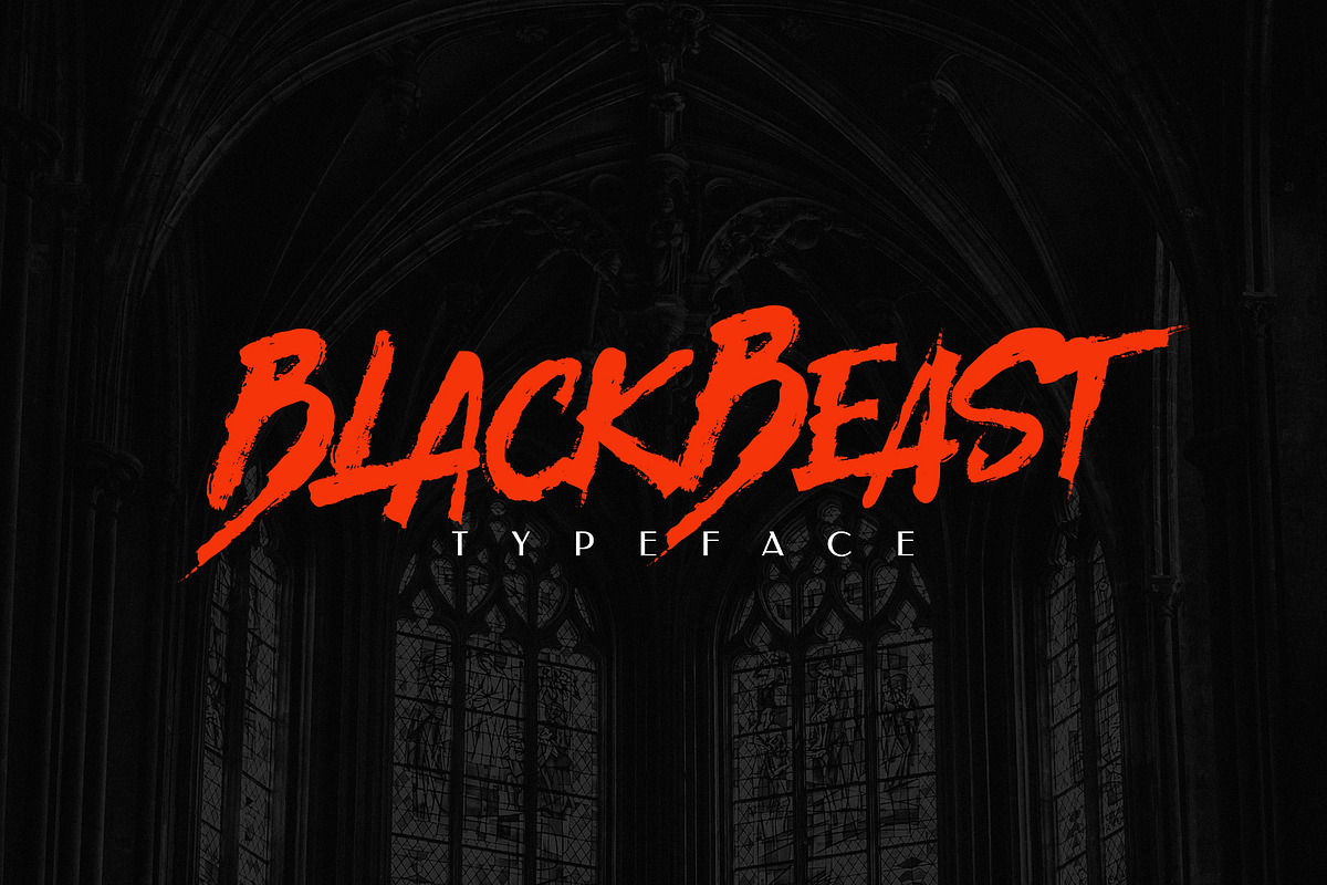 Black Beast Typeface